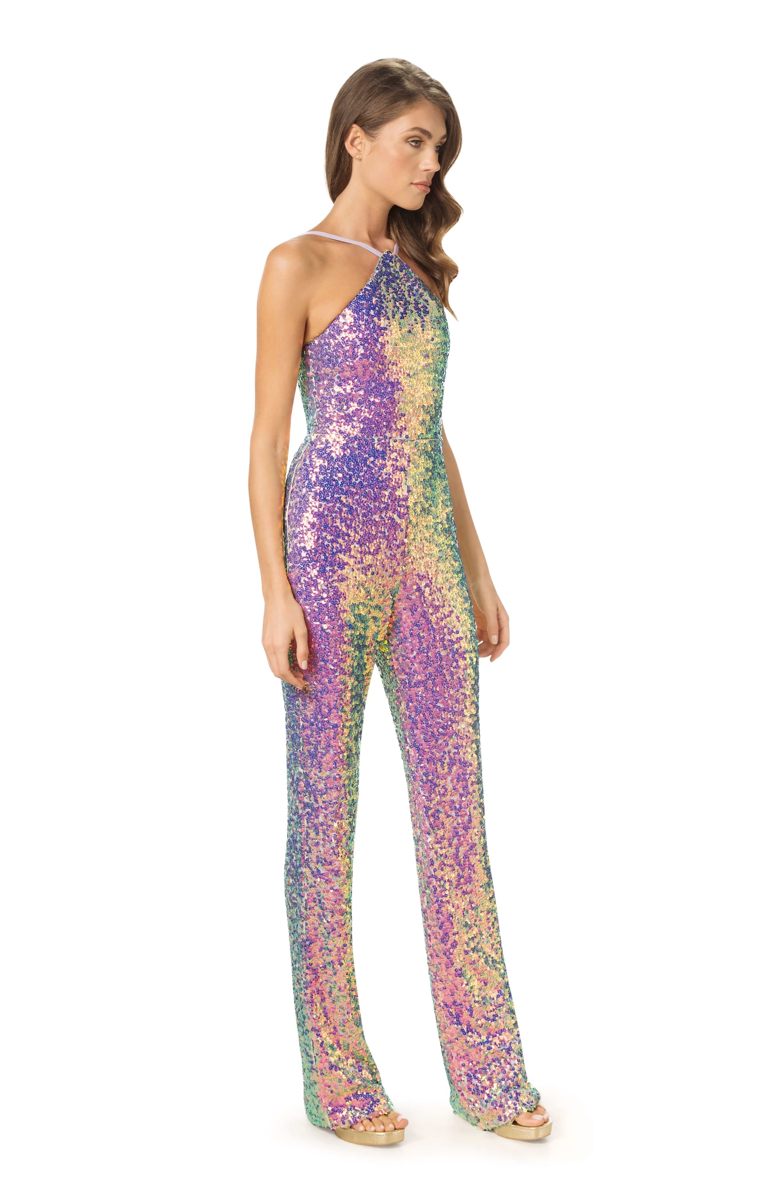Darian Sequin Jumpsuit - Image 8