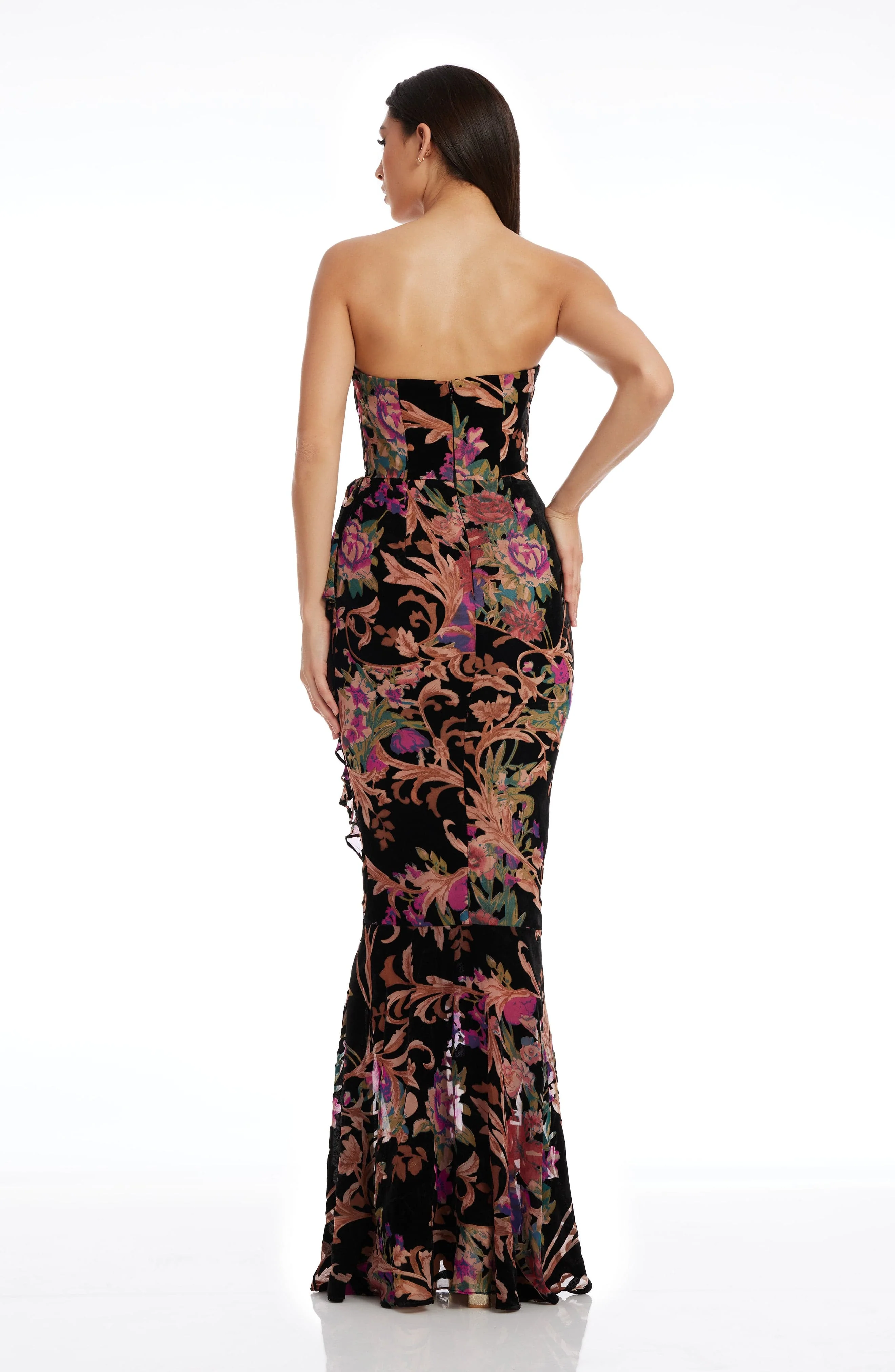 Paris Velvet Burnout Gown - Image 4